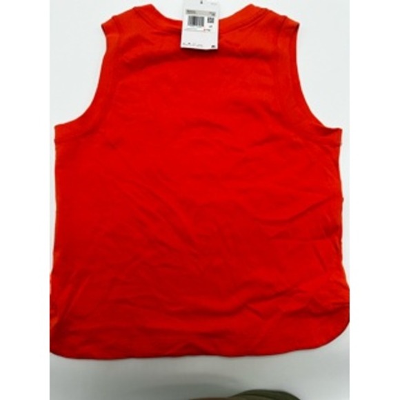 Nike Kids Red White‎ Color Block Sleeveless Tank Top XS - Picture 2 of 7